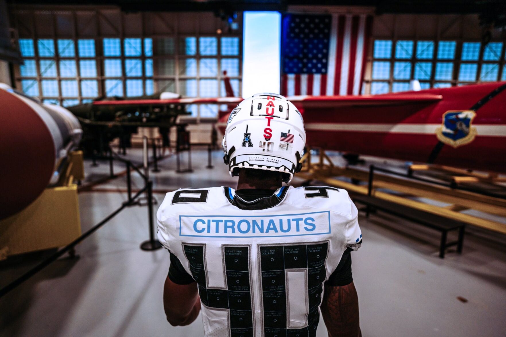 UCF football is honoring the 40th Anniversary of NASA’s Space Shuttle Program with new uniforms